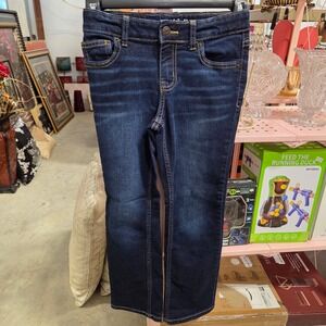 Cat & Jack Kids Bootcut Jeans Super Stretch Blue Denim Size 8